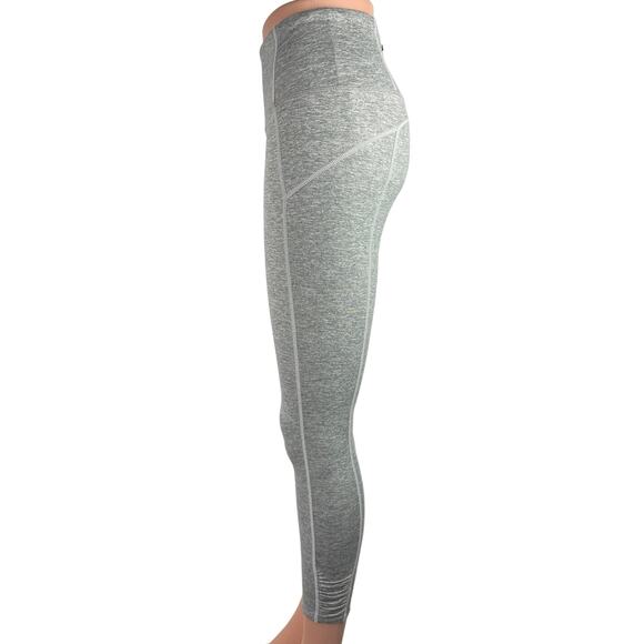 Free People Movement Women's Heathered Gray Athletic Yoga Workout Leggings Sz S - Picture 2 of 5